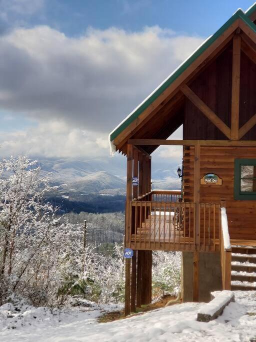 Yogi'S Den: Breathtaking Views! 3 Min To Dollywood, On 1 Acre! Sevierville Exterior foto